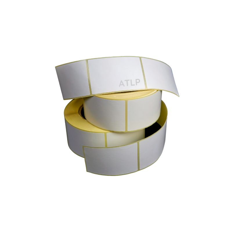 Rouleau d'étiquettes velin mandrin 76mm diamètre 200mm