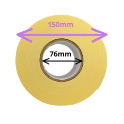 Rouleau d'étiquettes velin mandrin 76mm Ø 150mm Toshiba